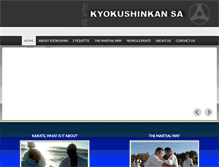 Tablet Screenshot of kyokushinsa.co.za